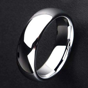 Classic Polished Silver Men's Dome Ring